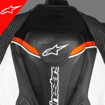 Alpinestars ATEM V3 SPORT/RACING Hörgüçlü Deri Motosiklet Mont 52 resmi