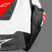 Alpinestars ATEM V3 SPORT/RACING Hörgüçlü Deri Motosiklet Mont 52 resmi