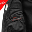 Alpinestars ATEM V3 SPORT/RACING Hörgüçlü Deri Motosiklet Mont 52 resmi