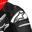 Alpinestars ATEM V3 SPORT/RACING Hörgüçlü Deri Motosiklet Mont 52 resmi