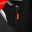 Alpinestars ATEM V3 SPORT/RACING Hörgüçlü Deri Motosiklet Mont 52 resmi