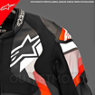 Alpinestars ATEM V4 SPORT/RACING Hörgüçlü Deri Motosiklet Mont 50 resmi