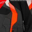 Alpinestars ATEM V4 SPORT/RACING Hörgüçlü Deri Motosiklet Mont 50 resmi