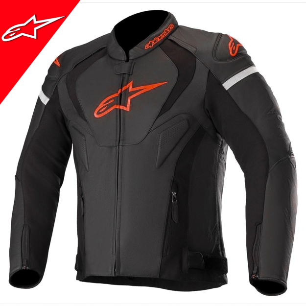 Alpinestars JAWS V3 SPORT TOURING Deri Motosiklet Mont Ceket 54 resmi