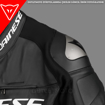 Dainese RACING 3 SPORT/RACING Korumalı Deri Motosiklet Mont 58 resmi