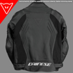 Dainese RACING 3 SPORT/RACING Korumalı Deri Motosiklet Mont 58 resmi