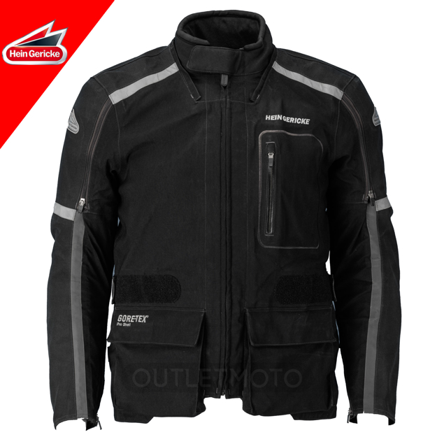 Hein Gericke MASTER V GORETEX PRO 3L Lamine Motosiklet Ceket 52 resmi