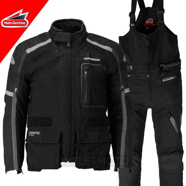 Hein Gericke MASTER V GORETEX PRO 3L Lamine Motosiklet Takım 58/56 resmi