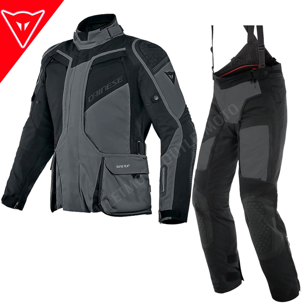 Dainese D-EXPLORER 2 GTX ADVENTURE Teknik Motosiklet Mont Pantolon Takım 58/56 resmi