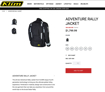 Klim ADVENTURE RALLYE GTX 3L Lamine Motosiklet Mont Ceket 54 resmi