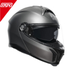 AGV TOURMODULAR Carbon Çene Açılır Güneş Vizörlü Motosiklet Kask 61/62 resmi