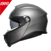 AGV TOURMODULAR Carbon Çene Açılır Güneş Vizörlü Motosiklet Kask 61/62 resmi