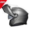 AGV TOURMODULAR Carbon Çene Açılır Güneş Vizörlü Motosiklet Kask 61/62 resmi