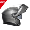 AGV TOURMODULAR Carbon Çene Açılır Güneş Vizörlü Motosiklet Kask 61/62 resmi