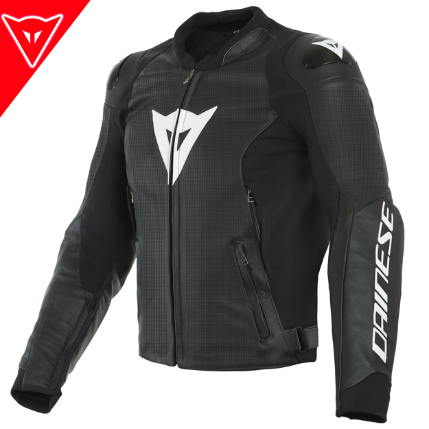 Dainese SPORT PRO PERFORATED Sport Racing Korumalı Deri Motosiklet Mont Ceket 54 resmi