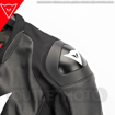 Dainese SPORT PRO PERFORATED Sport Racing Korumalı Deri Motosiklet Mont Ceket 54 resmi