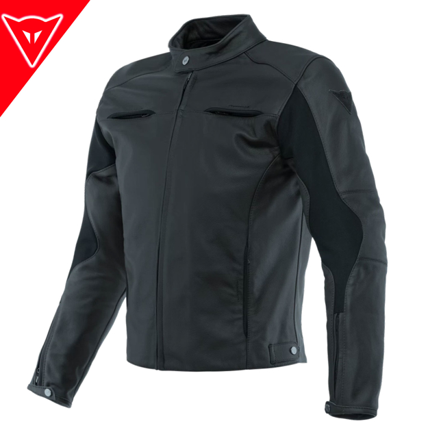 Dainese RAZON 2 RETRO / KLASİK Korumalı Deri Motosiklet Mont Ceket 58 resmi