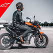 Alpinestars KTM RESONANCE Korumalı Spor Deri Motosiklet Mont Ceket 52 resmi