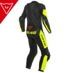 Dainese VR46 Tavullia Hörgüçlü Tek Parça Perfore Deri Yarış Tulum 50 resmi