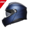 AGV TOURMODULAR Carbon Çene Açılır Güneş Vizörlü Motosiklet Kask + CARDO INSYDE DMC 2.0 MESH İnterkom resmi