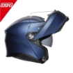 AGV TOURMODULAR Carbon Çene Açılır Güneş Vizörlü Motosiklet Kask + CARDO INSYDE DMC 2.0 MESH İnterkom resmi