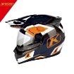 Klim KRIOS PRO Carbon Terekli Adventure Motosiklet Kask 55/56 resmi