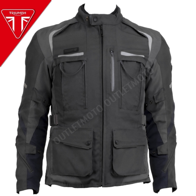Alpinestars TRIUMPH NAVIGATOR ADVENTURE Korumalı Motosiklet Mont Ceket 50 resmi