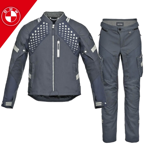 BMW Motorrad ARAVIS AIR Yazlık Korumalı Motosiklet Mont Pantolon Takım 54 resmi
