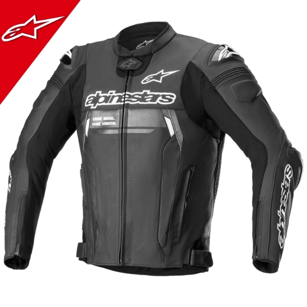 Alpinestars MISSILE V2 IGNITION Sport Racing Hörgüçlü Korumalı Deri Motosiklet Mont Ceket 54 resmi