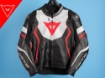 Dainese AVRO 4 SPORT/RACING/PERFORMANCE Korumalı Deri Motosiklet Mont 52 resmi