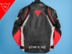 Dainese AVRO 4 SPORT/RACING/PERFORMANCE Korumalı Deri Motosiklet Mont 52 resmi