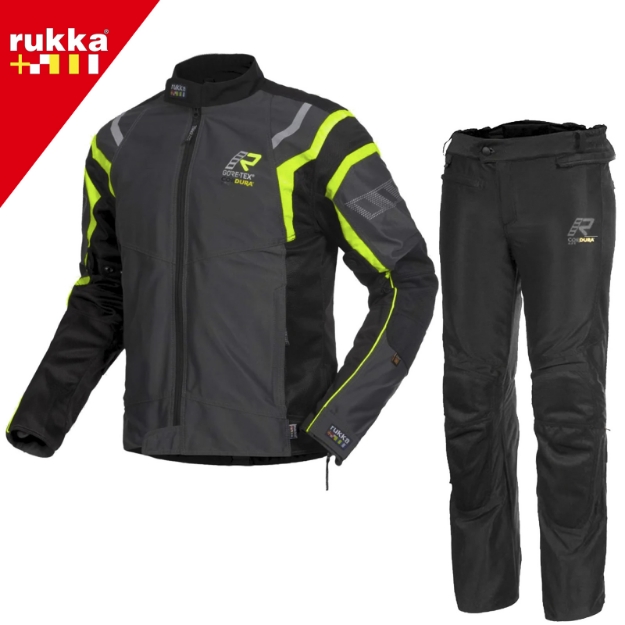 Rukka 4AIR Yazlık Korumalı Motosiklet Mont Pantolon Takım 56/54 C2 resmi