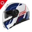Schuberth C5 MASTER CARBON FIBER Çene Açılır Güneş Vizörlü Motosiklet Kask 60/61 resmi