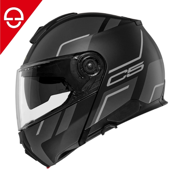 Schuberth C5 MASTER CARBON FIBER Çene Açılır Güneş Vizörlü Motosiklet Kask 60/61 resmi