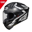 Shoei X-SPR PRO ESCALATE TC-5 Super Sport Kapalı Motosiklet Yarış Kask 61/62 resmi