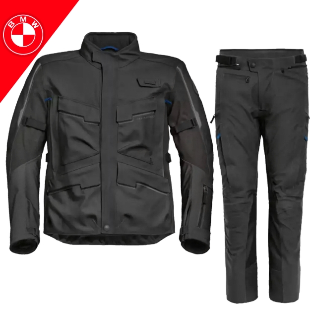 BMW Motorrad PACEGUARD ADVENTURE 3L Lamine Korumalı Motosiklet Mont Pantolon Takım 50 resmi