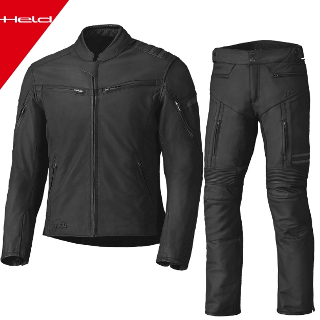 Held COSMO 3 + AVOLO 3 TFL COOL TOURING Deri Motosiklet Mont Pantolon Takım 56 resmi