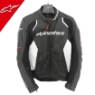 Alpinestars DEVON Korumalı Deri Spor Motosiklet Mont Ceket 54 resmi