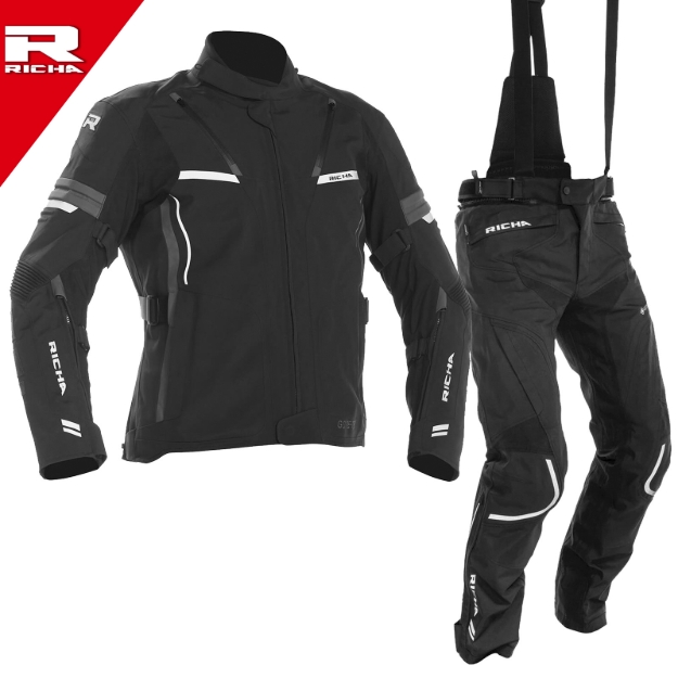 Richa ARC GTX GORE-TEX Lamine Korumalı Touring Motosiklet Mont Pantolon Takım L Long resmi