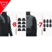 Dainese STELVIO D-AIR D-DRY XT Airbag Hava Yastıklı Korumalı 4 Mevsim Motosiklet Mont Ceket M resmi